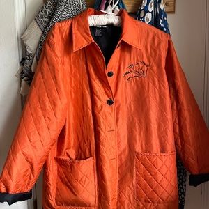Halston quilted spring jacket